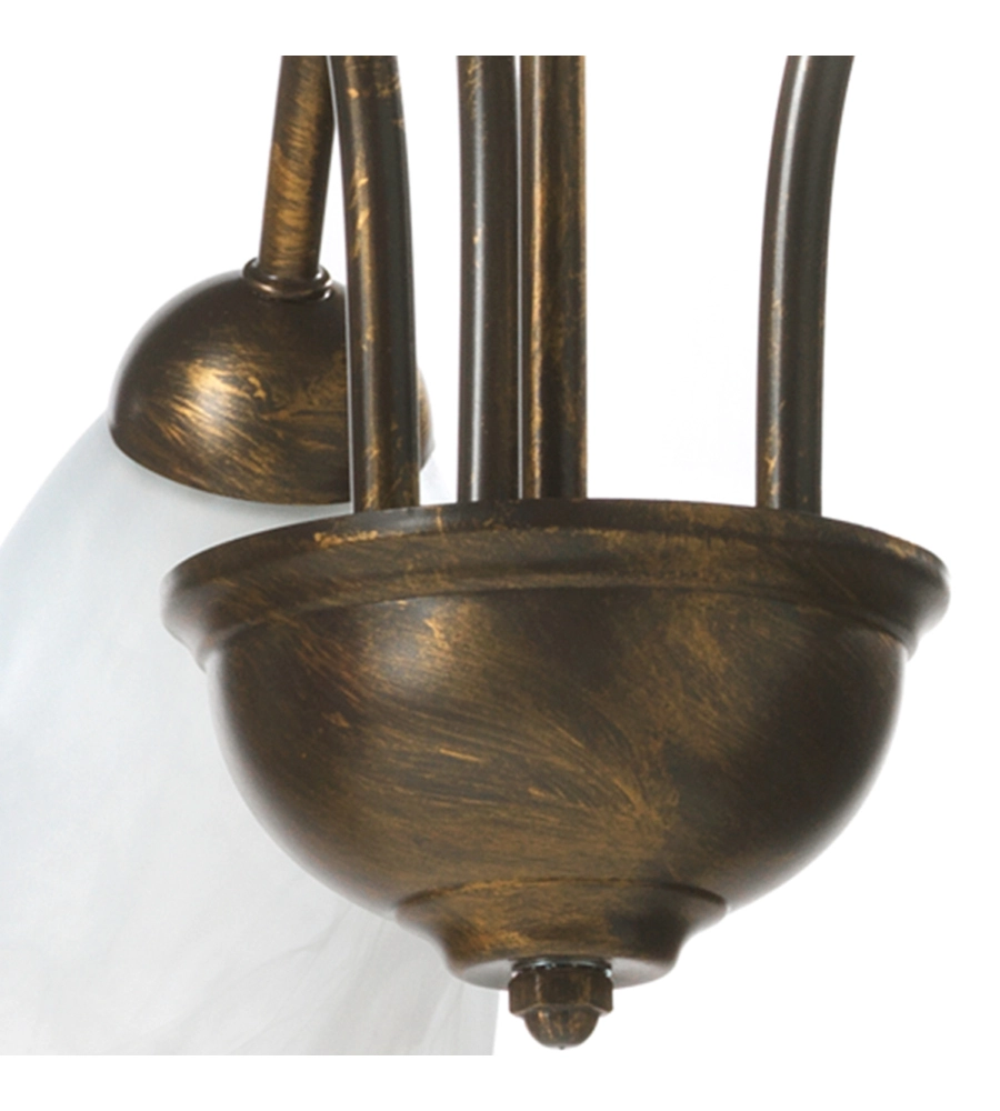 LAMPADARIO 3 LUCI ONLI "ODINO" BRONZO E14